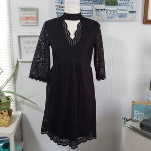 🌵Black lace dress